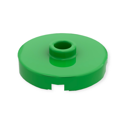LEGO Tile Round 2x2 Open Stud - Bright Green