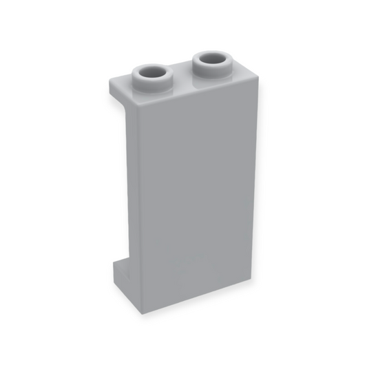 LEGO Panel 1x2x3 with Side Supports - in Light Bluish Gray