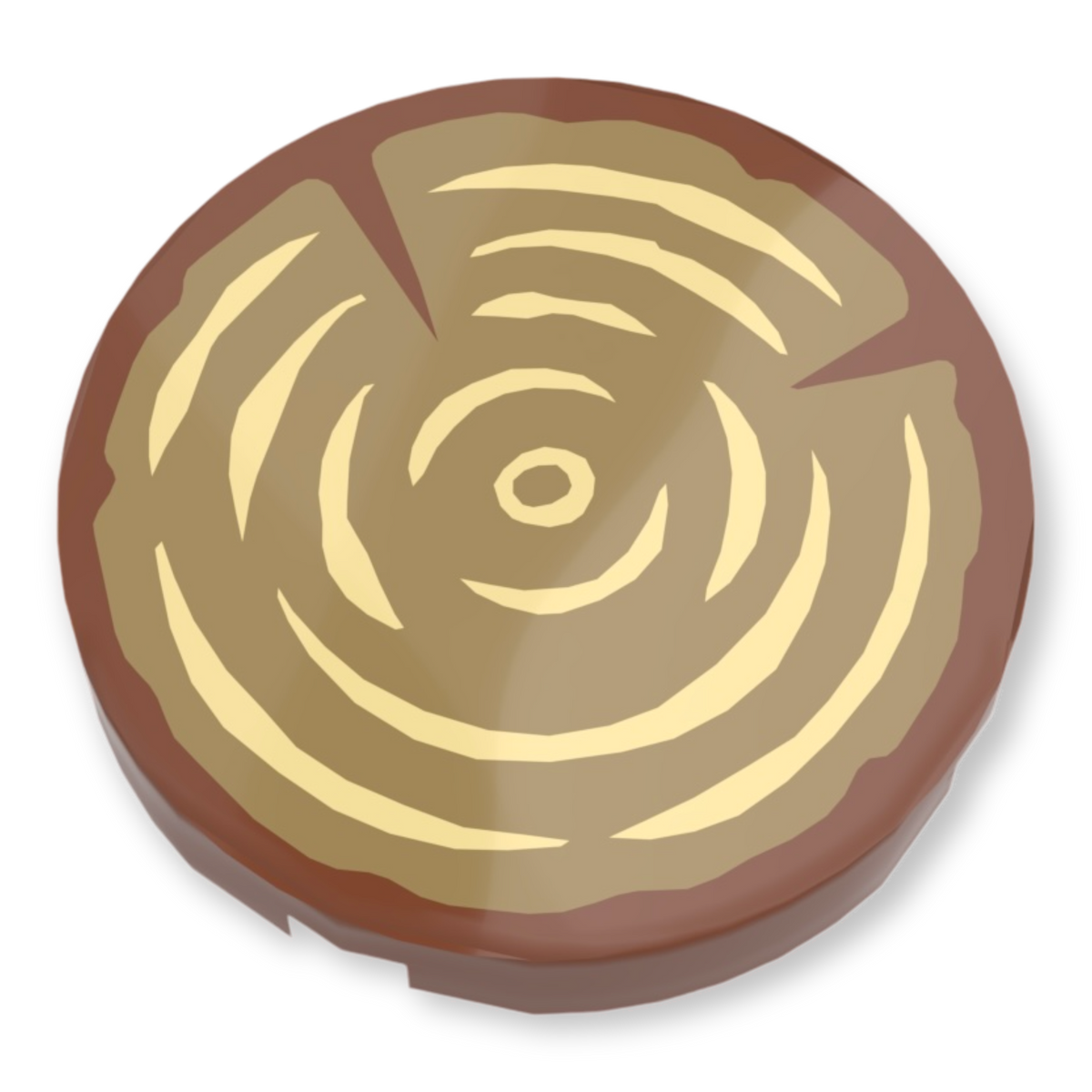 Lego Tree Tile LEGO Tile Round 2x2 - Tree Stump / Log – Mjaysbricks.de®