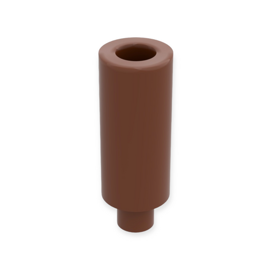 LEGO Utensil - Candle in Reddish Brown