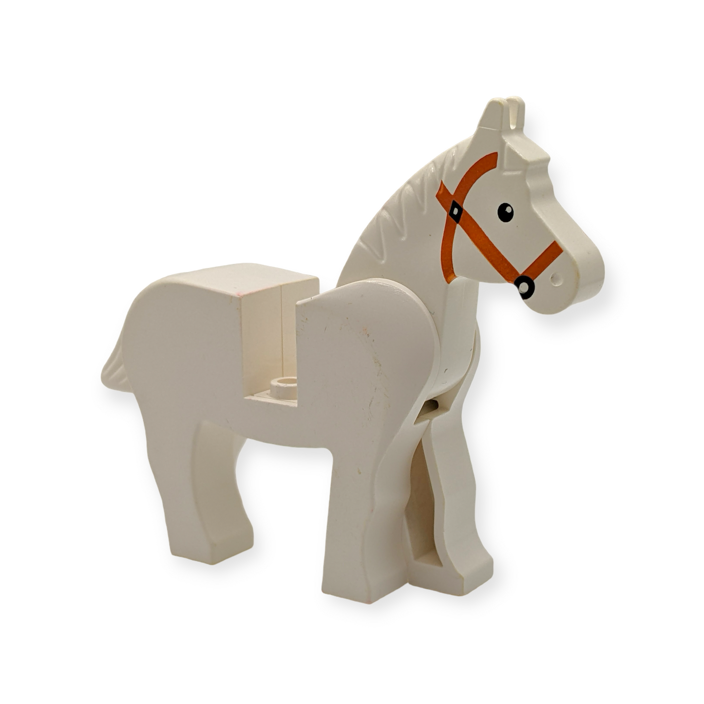 LEGO Horse with Black Eyes, White Pupils