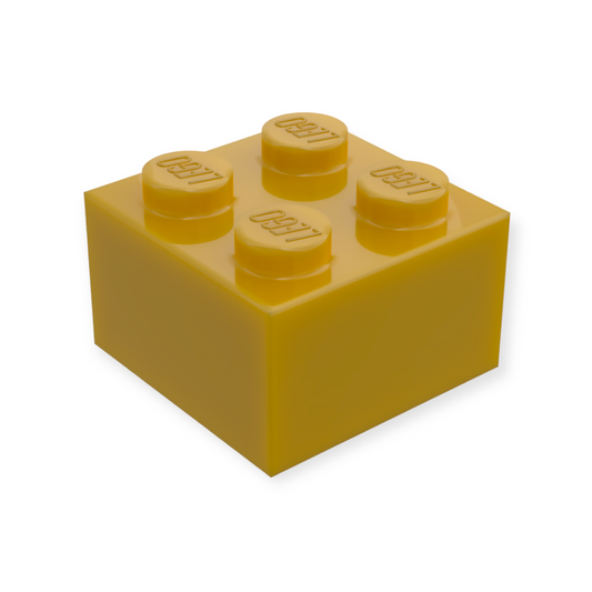 LEGO Brick / Stein 2x2 - Pearl Gold
