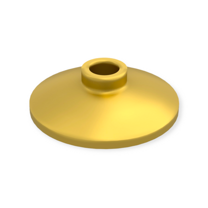 LEGO Dish 2x2 Inverted (Radar) - Metallic Gold
