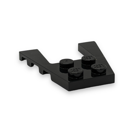 LEGO Wedge Plate 4x4 - in Black