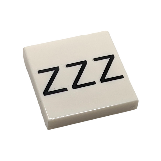 LEGO Tile 2x2 - ZZZ