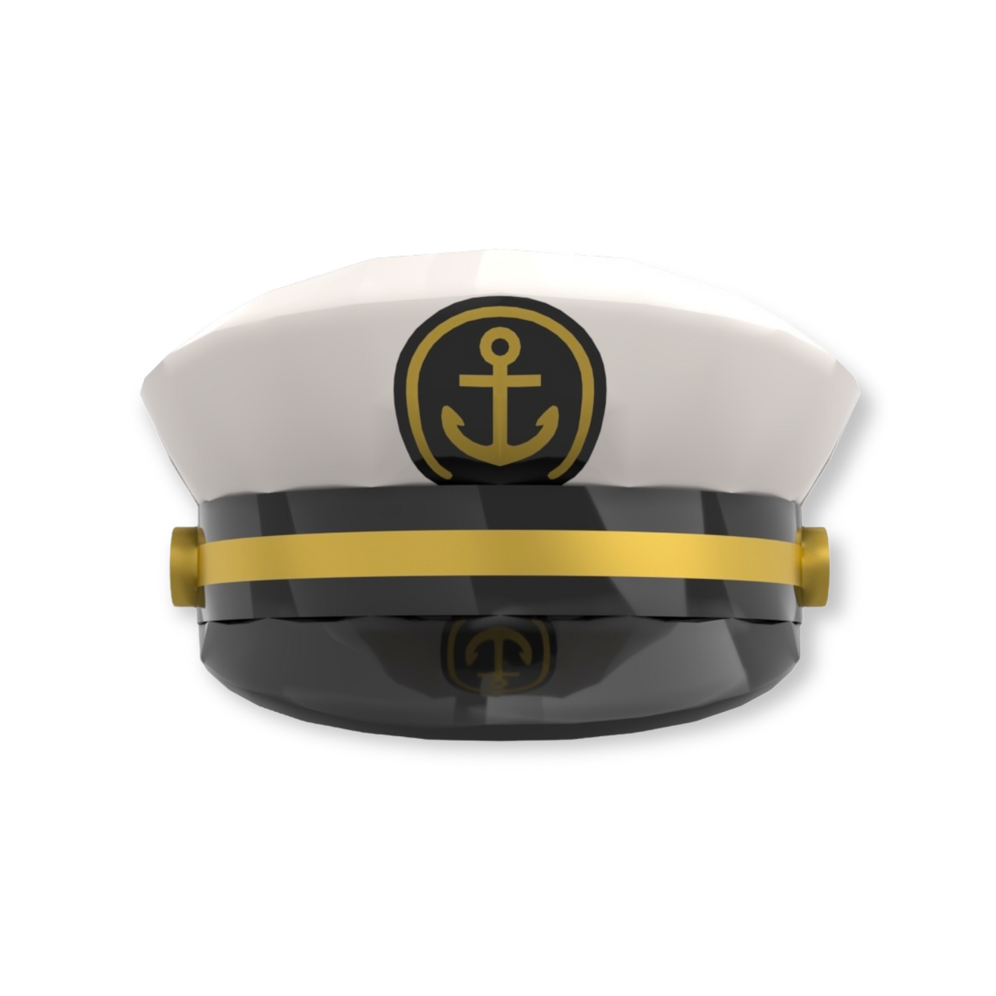 LEGO Hut - Captain Cap / Kapitänsmütze mit goldenen Anker und Band