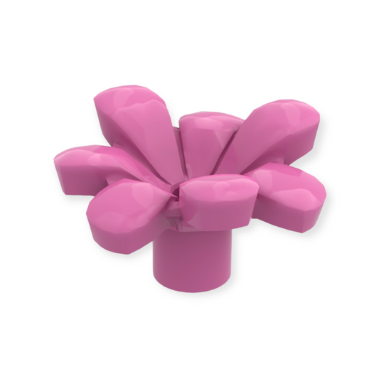 LEGO Flower with Bar and Small Pin Hole in Dark Pink