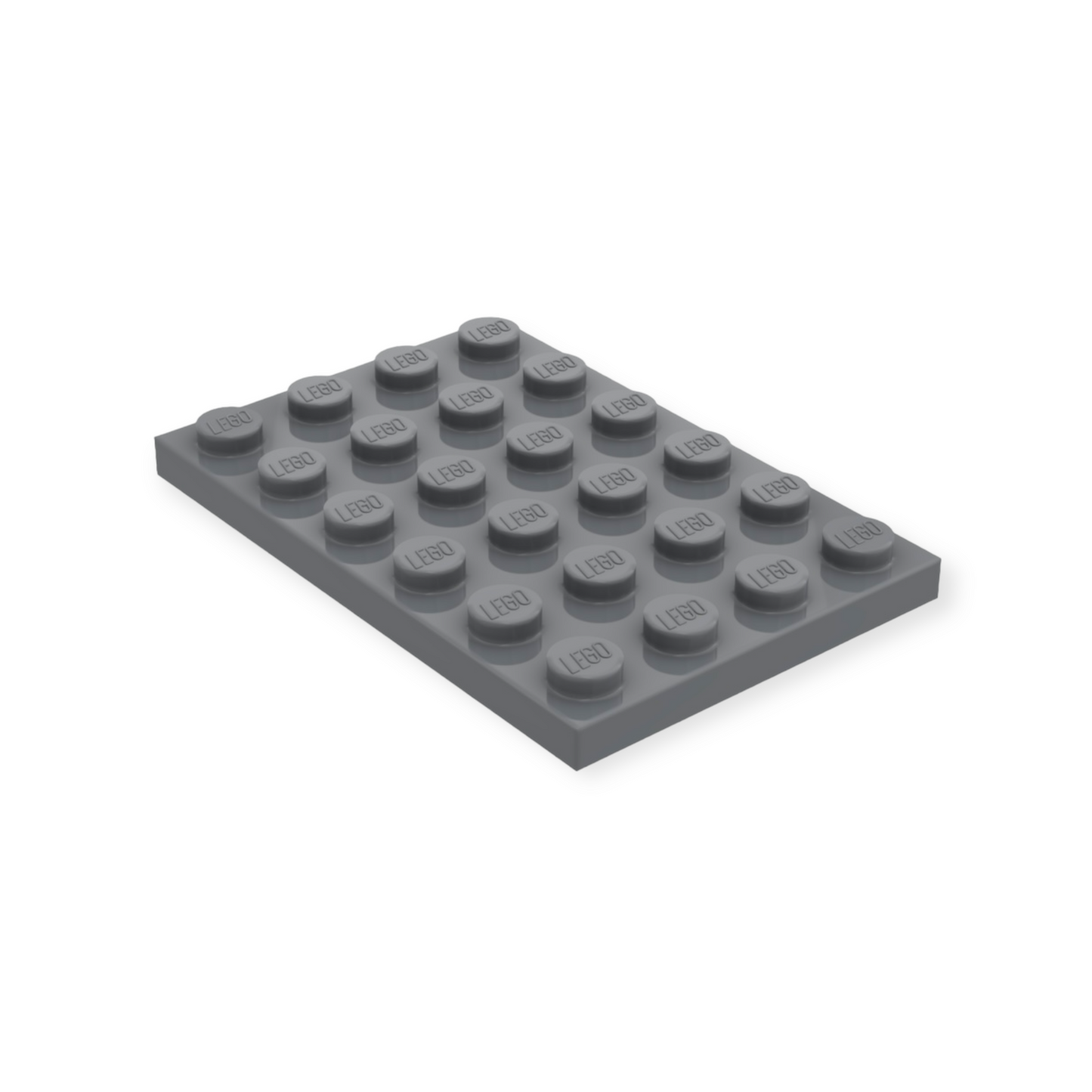 LEGO Plate 4x6 - Dark Bluish Gray
