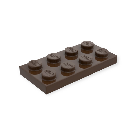 LEGO Plate 2x4 - Dark Brown