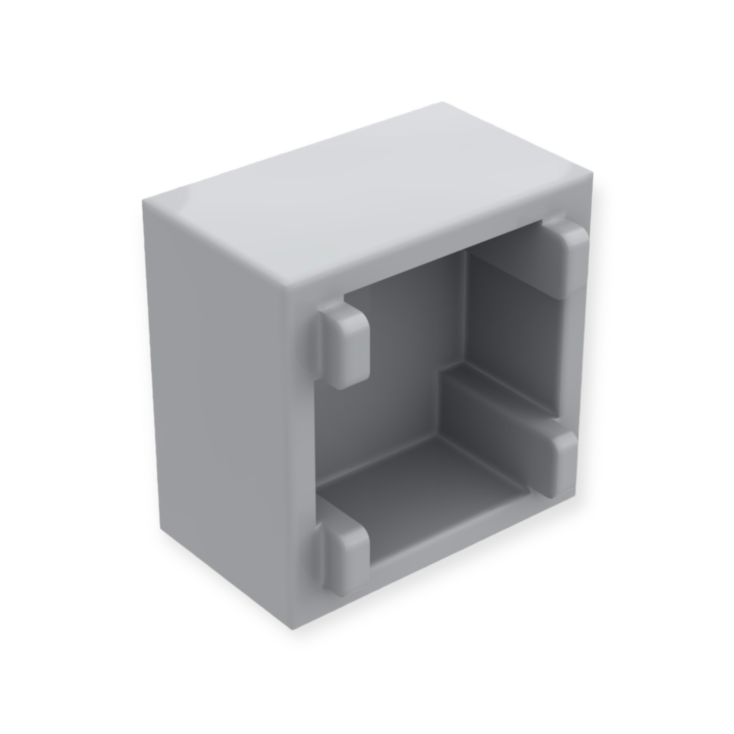 LEGO Container Box 2x2x1 in Light Bluish Gray