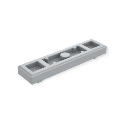 LEGO Plate Modified 1x4 with 2 Studs - Light Bluish Gray