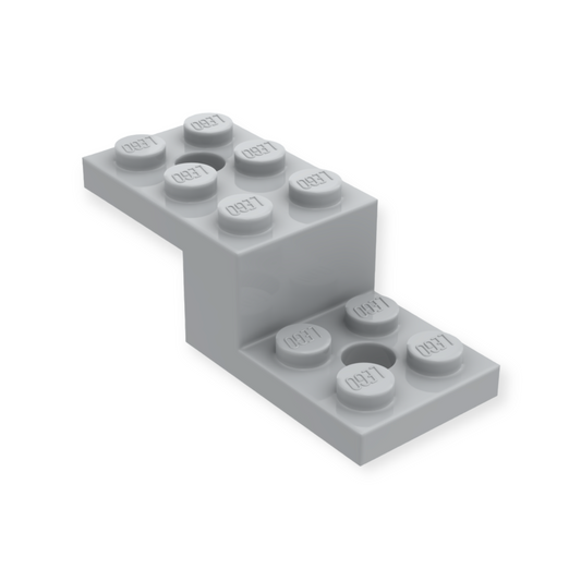 LEGO Bracket 5x2x1 1/3 with 2 Holes - Light Bluish Gray