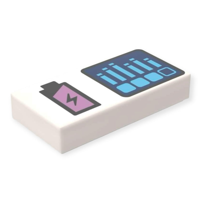 LEGO® Fliese 1x2 - Batterieanzeige