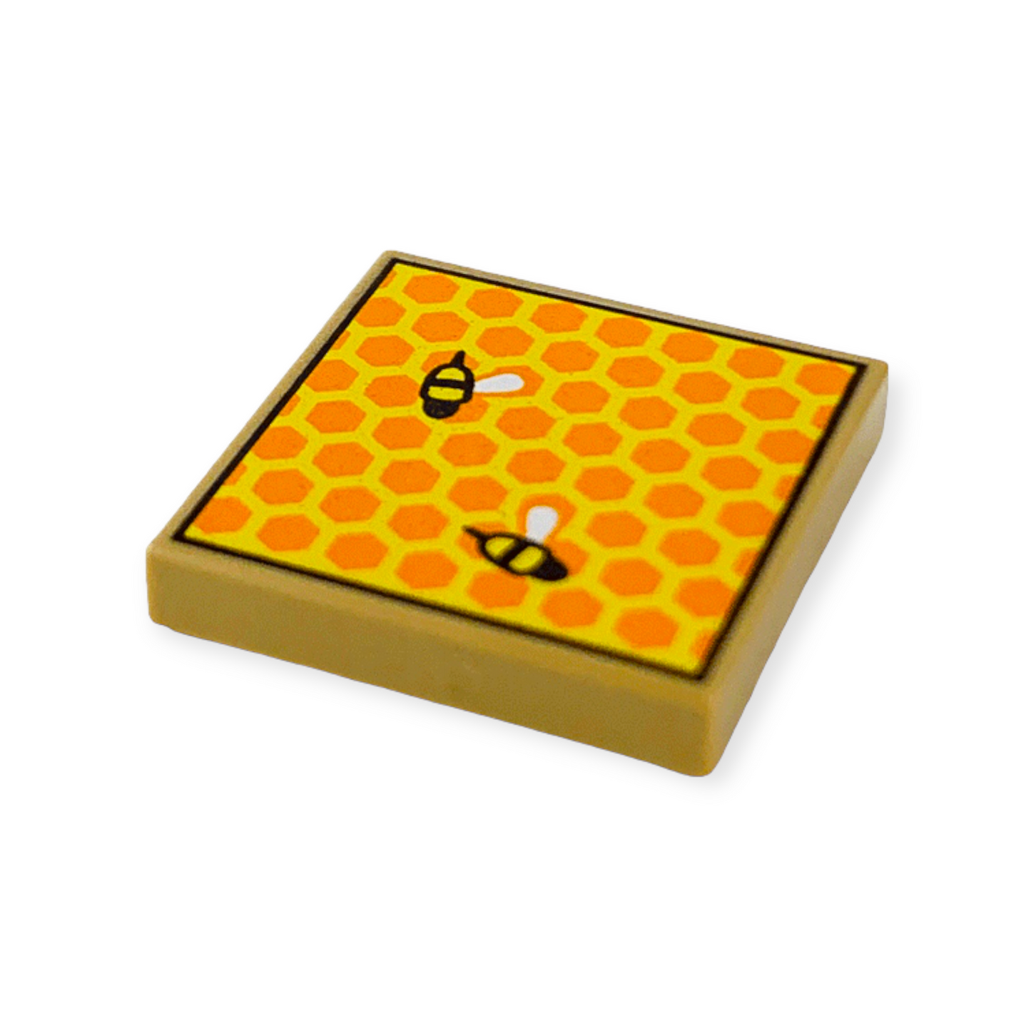 LEGO Tile 2x2 - Bienenwabe