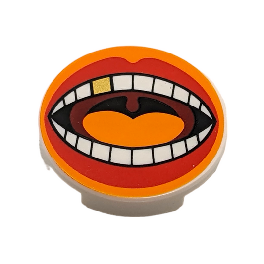 LEGO 2x2 Tile Round - Large Mouth