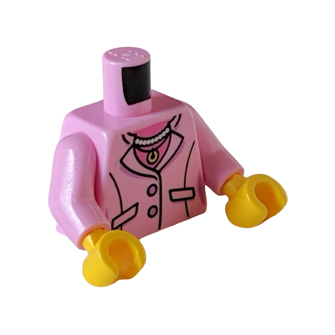 LEGO Torso - 6663 Weibliche Anzugjacke über dunkelrosa Hemd