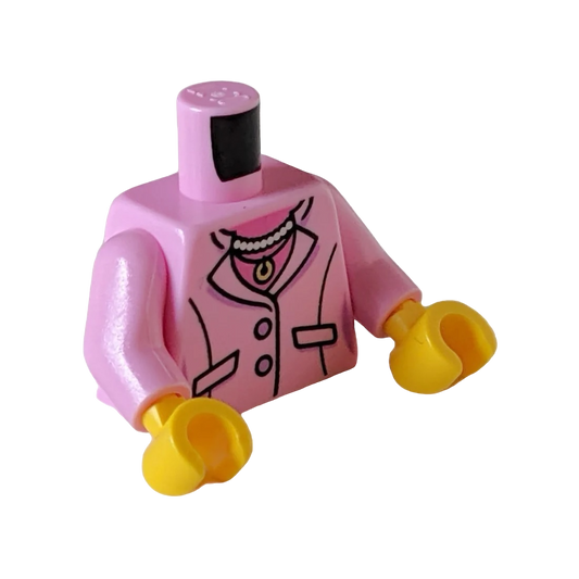 LEGO Torso - 6663 Weibliche Anzugjacke über dunkelrosa Hemd
