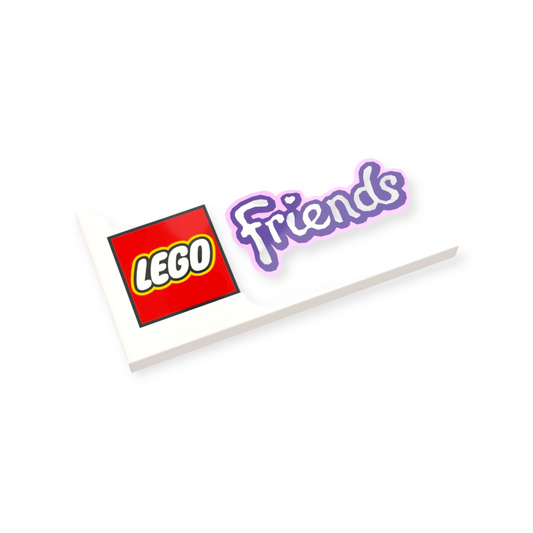 LEGO Tile 2x4  - LEGO Friends Logo