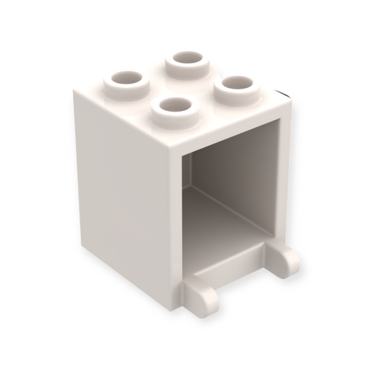 LEGO Container Box 2x2x2 - White
