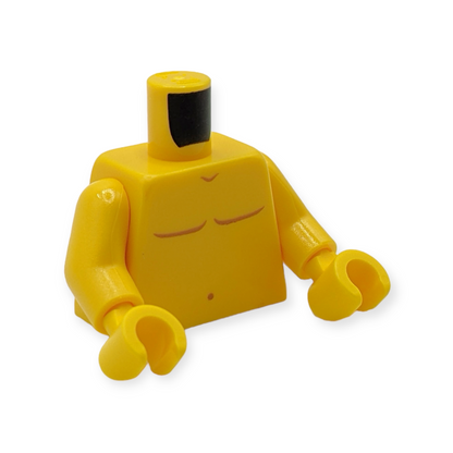 LEGO Torso - 6092 Bare Chest with Body Lines and Navel