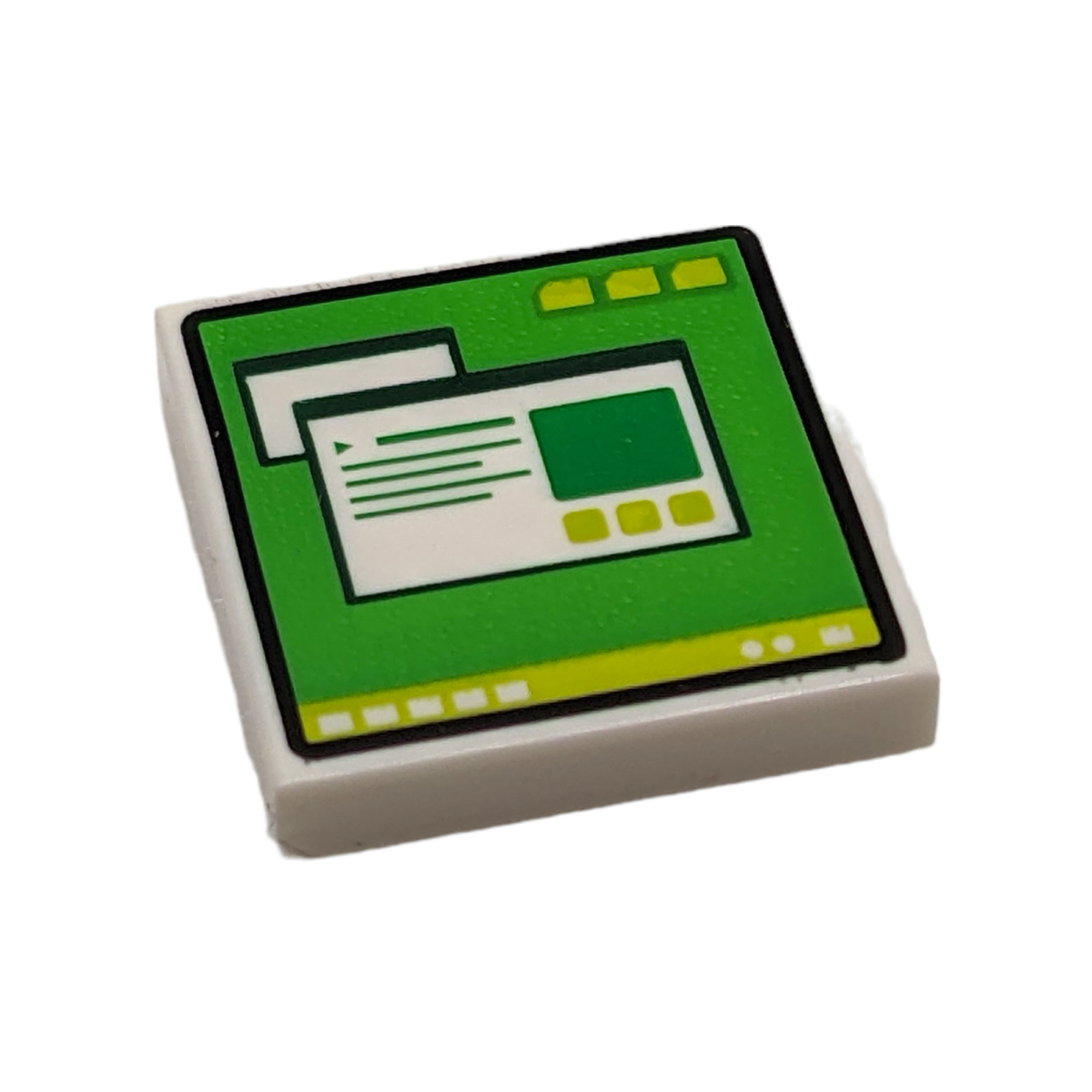 Lego Computer Tile LEGO Tile 2x2 - Computer Monitor – Mjaysbricks.de