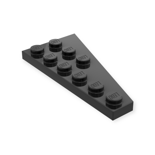 LEGO Wedge Plate 6x3 Links - in Black