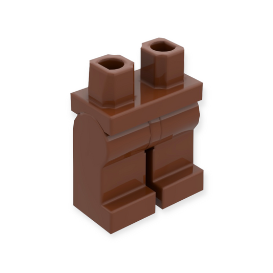 LEGO Hips and Legs - Reddish Brown