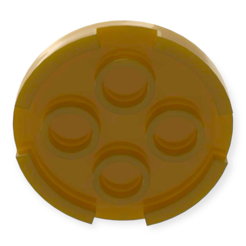 LEGO® Fliese Rund 3x3 - edles Ziffernblatt