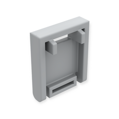LEGO Container Box Door 2x2x2 with Slot - Light Bluish Gray