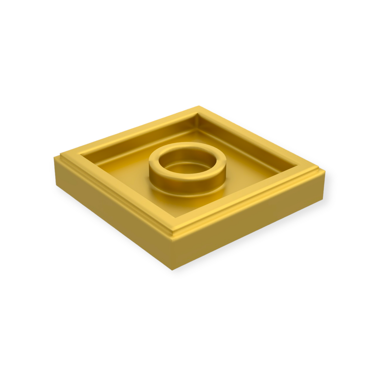 LEGO Tile 2x2 - Metallic Gold