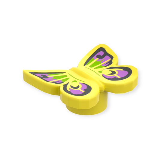 LEGO Butterfly - Schmetterling Nr. 2 Black Medium Lavender and Lime Wings