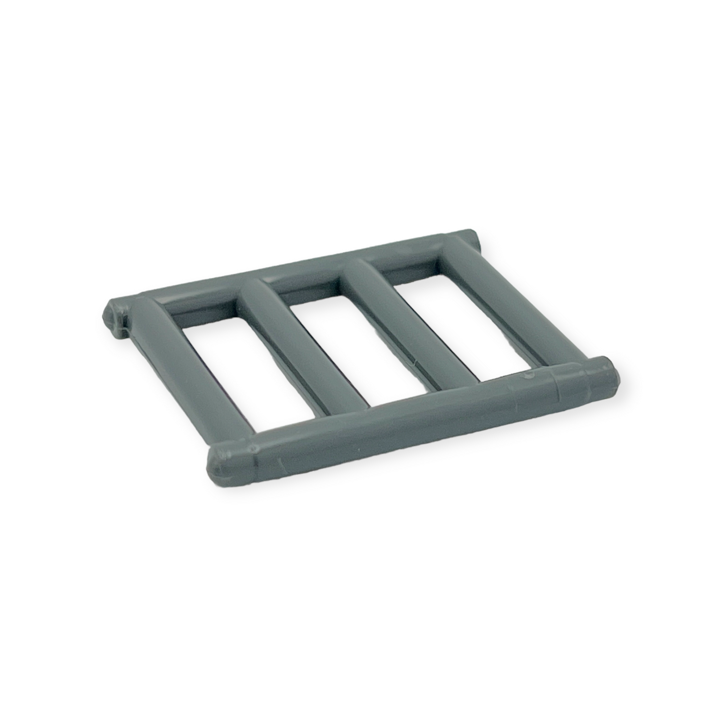 LEGO Bar 1 x4x3 Grille with End Protrusions in Dark Bluish Gray