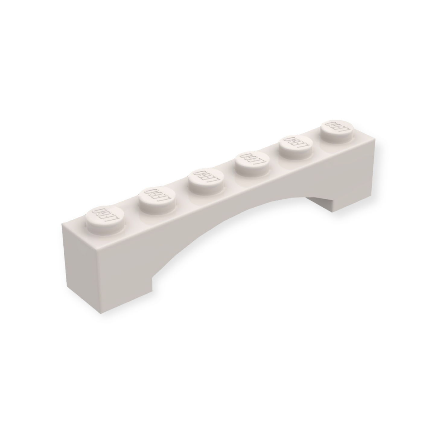 LEGO Arch 1x6 Raised Arch - White