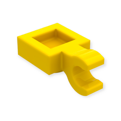 LEGO Plate Modified 1x1 Horizontal Clip - Yellow