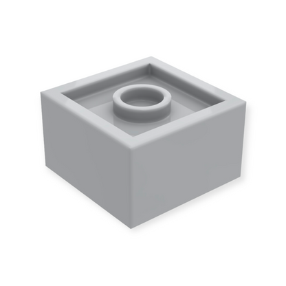 LEGO Container Box 2x2x1 in Light Bluish Gray
