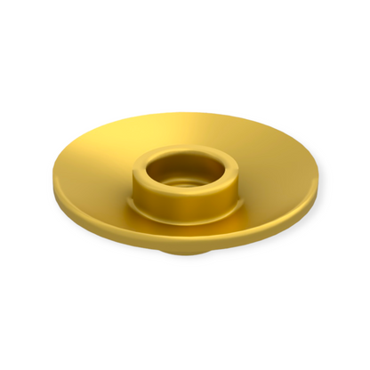 LEGO Dish 2x2 Inverted (Radar) - Metallic Gold