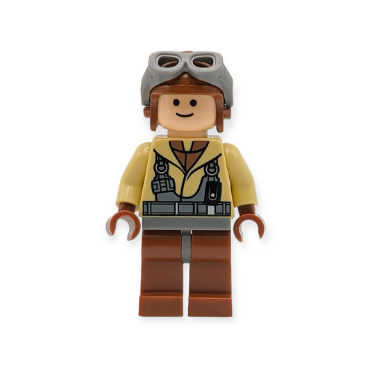 LEGO Minifigur Star Wars Naboo Fighter Pilot - Tan Jacket