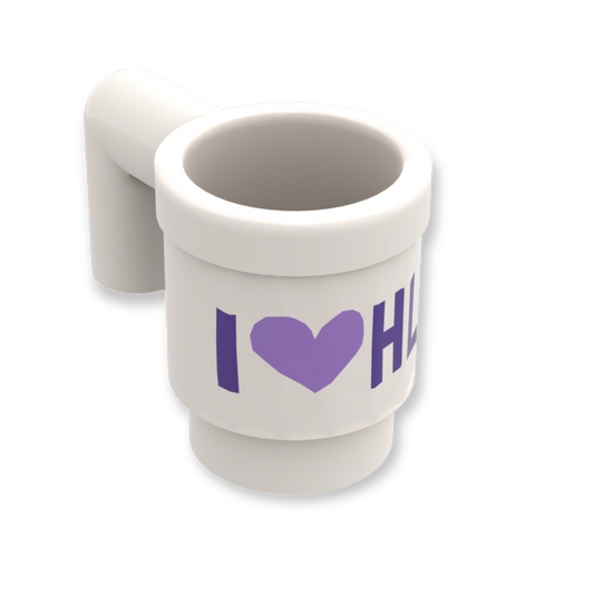 LEGO Cup Tasse mit Aufdruck - I LOVE HLC