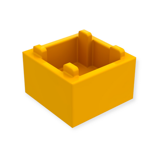 LEGO Container Box 2x2x1 in Bright Light Orange