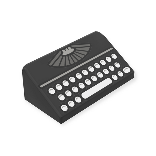 LEGO Slope 1x2 - Vintage Schreibmaschine