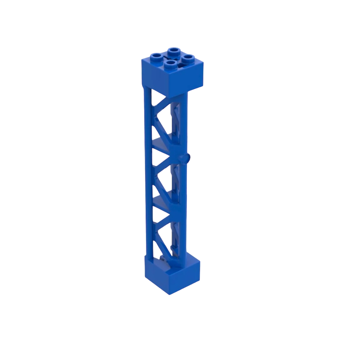LEGO Support 2x2x10 Triangular Vertical - Blue