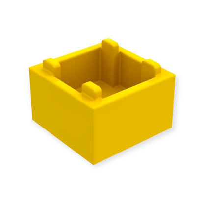 LEGO Container Box 2x2x1 - Yelllow