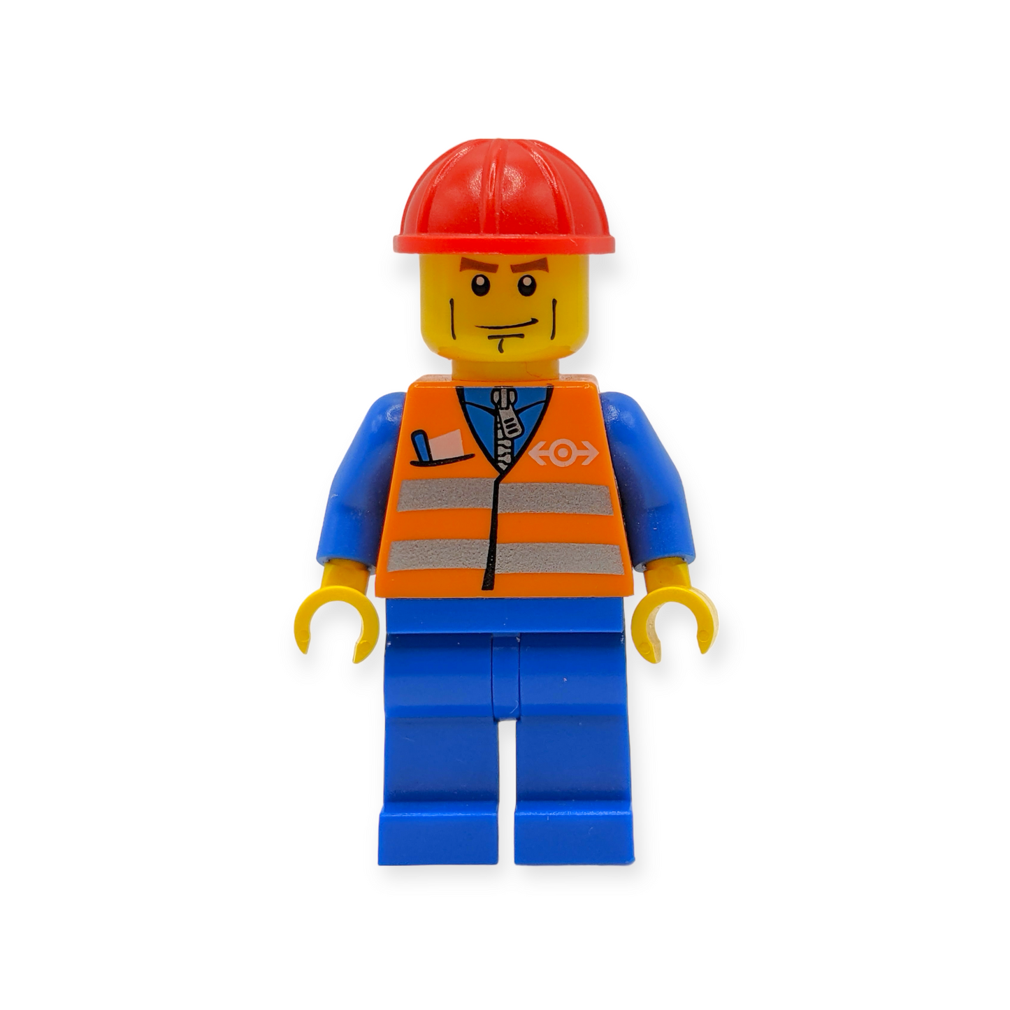 LEGO Minifigur Orange Vest with Safety Stripes