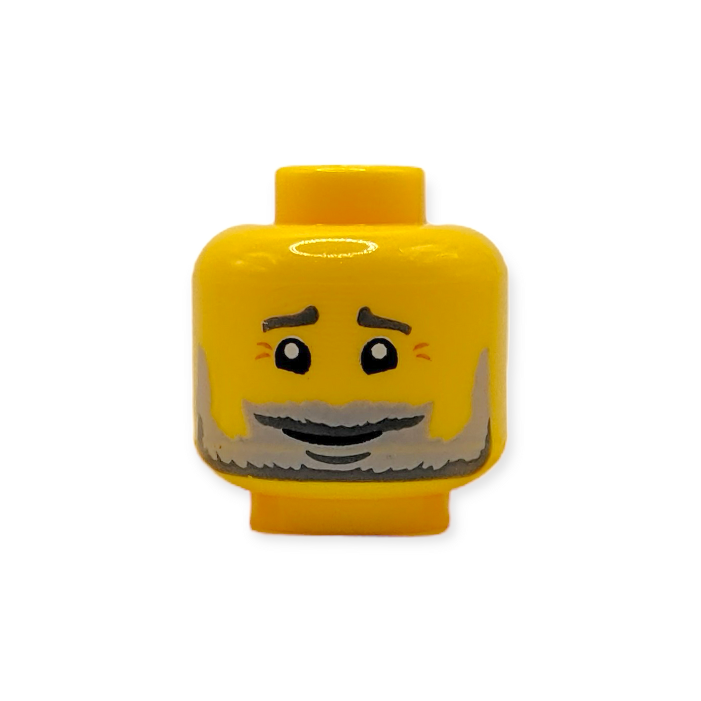 LEGO Head - 3816 Dark Bluish Gray Eyebrows