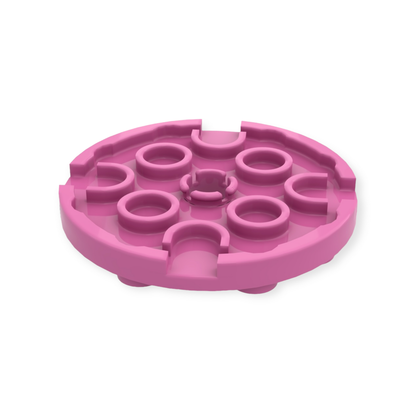 LEGO Plate Round 4x4 - Dark Pink