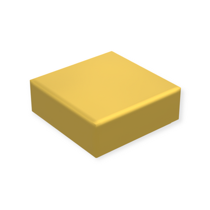 LEGO Tile 1x1 - Metallic Gold
