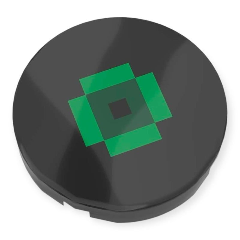 LEGO® Fliese rund 2x2 - Minecraft Vinyl Schallplatte