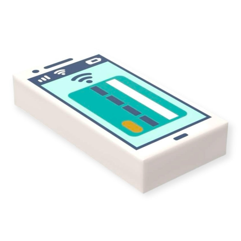 LEGO® Fliese 1x2 - Smartphone kontaktloses Bezahlen