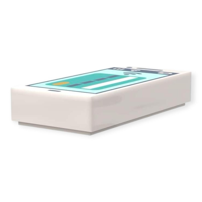 LEGO® Fliese 1x2 - Smartphone kontaktloses Bezahlen