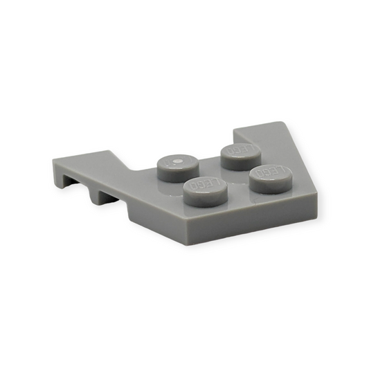 LEGO Wedge Plate 3x4 in Light Bluish Gray